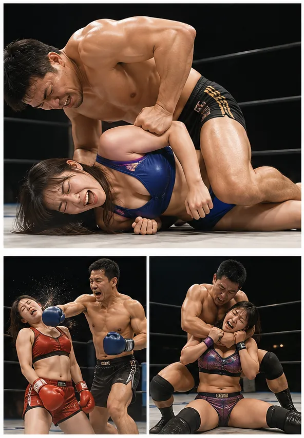 「男子圧勝型」のミックスファイト